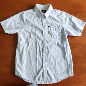 Quicksilver Button Down Shirt Size M 12-14